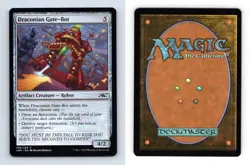 Draconian Gate-Bot #188/244 MTG Unfinity 2022 Common TCG Card - Image 1