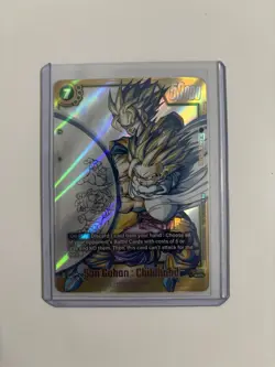Son Gohan: Childhood FB01-140 SCR Manga Booster 02 Dragon Ball Card English - Image 1
