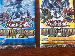 LOT of 3 Packs Yu-Gi-Oh Cards - Battles of Legend: Monster Mayhem - as Shown - Image 2