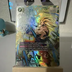 Son Goku FB05-119 Alternate Art Secret Rare New Adventure Dragon Ball Super Card - Image 2