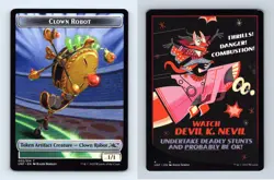 Clown Robot #002/014 MTG Unfinity 2022 Token TCG Card - Image 3