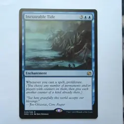 MTG Inexorable Tide (MM2) Modern Maters 2015 Regular Rare 49/249 - Image 1