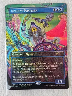 MTG SpongeBob Deadeye Navigator RAINBOW PROMO FOIL Secret Lair Drop 902 - Image 4