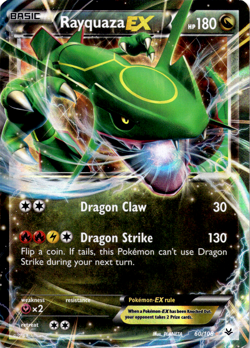 Rayquaza EX (60) - XY - Roaring Skies: #60/108, Pokemon TCG - Holofoil - Image 1