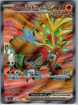 Gouging Fire ex 188/162 SV05: Temporal Forces - Pokemon Card - NM - Image 1