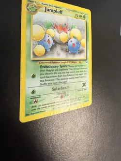 Pokemon Jumpluff Holo Rare TCG Card 9/64 Neo Revelation Unlimited HP - Image 2