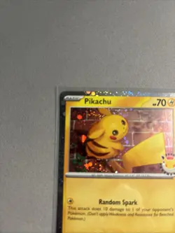 Pikachu 051 /162 Stamped 2026 Pokemon Day 30th Anniversary Promo Cosmos w/ SWIRL - Image 2