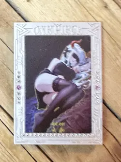 One Piece CCG Goddess Yamato Metal Card - Side Lying And Blindfold - Image 1
