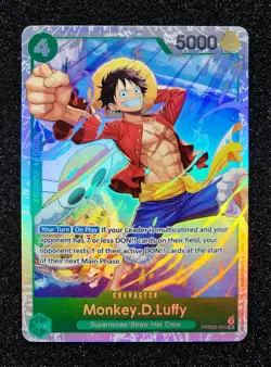 Monkey.D.Luffy PRB02-005 - One Piece TCG - SR Foil Near-Mint English - Image 1
