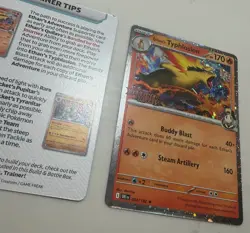 Ethans Typhlosion 034/182 Destined Rivals Stamped Promo Pre Release Pokemon Card - Image 4