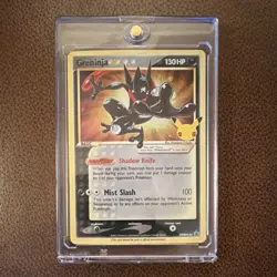Pokemon Greninja SWSH144 Celebrations Promo Basic Water 130HP Card English - Image 1