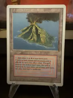 MTG Volcanic Island Revised MP - Image 1