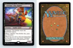 "Lifetime" Pass Holder #079/244 MTG Unfinity 2022 Rare TCG Card - Image 1