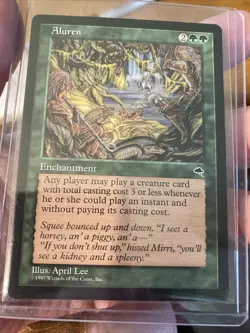 MTG Aluren Near Mint Normal Tempest Virtually Unplayed - Image 1