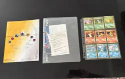 Pokemon Japanese Neo Genesis Premium File 9 Card Set Complete Lugia Binder 2000 - Image 1