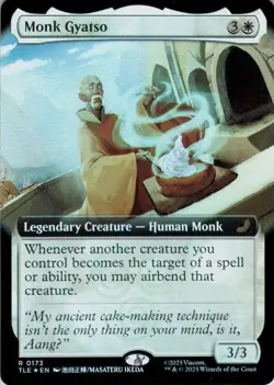 MTG Monk Gyatso (Extended Art) (173) | NM Foil | Avatar: Eternal-Legal {TLE} - Image 2