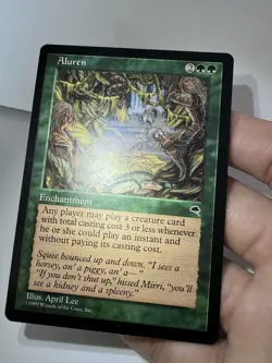 MTG: Aluren Enchantment Green Tempest | Illus. April Lee, Near Mint - Image 3