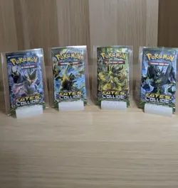 Pokemon XY - Fates Collide SEALED Complete Art Set (Lot of 4 Booster Packs) 2016 - Image 1