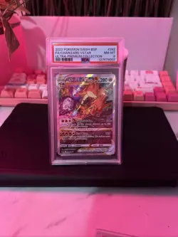 Charzard VSTAR PSA 8 Ultra Premium Collection Promo SWSH247 Pokemon Card - Image 1