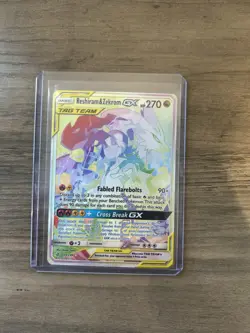 Pokemon TCG Reshiram & Zekrom GX Cosmic Eclipse Ultra Rare Card - Image 1