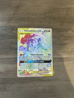 Pokemon TCG Reshiram & Zekrom GX Cosmic Eclipse Ultra Rare Card - Image 2