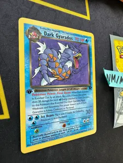 Pokemon Dark Gyarados Team Rocket 1st Edition WOTC Vintage 25/82 168 💎NM💎 - Image 3