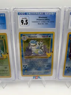 Pokemon Celebrations Classic Venusaur, Blastoise, Dark Gyarados CGC 9.5 Gem Mint - Image 3