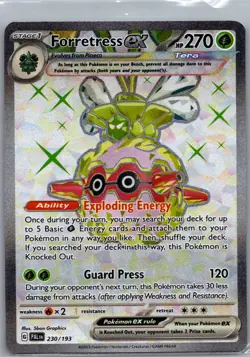 Forretress ex 230/193 - Pokemon TCG SV02: Paldea Evolved - FA Ultra Rare (NM) - Image 1