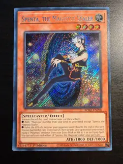 Spenta, the Magistus Sealer (SECRET RARE) BPRO-EN098 (NM) 1st Edition Yu-Gi-Oh! - Image 2