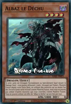 Yu-Gi-Oh ! Albaz le Dechu d'Or RA01-FR021 VF/SUPER - Image 1