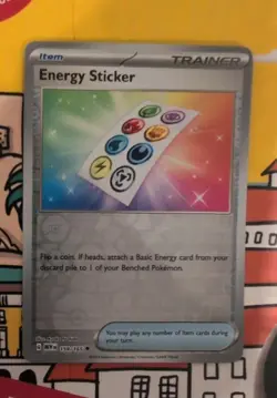 Energy Sticker 159/165 Scarlet & Violet 151 Reverse Holo Pokemon Card - Image 1
