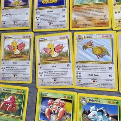 Vintage Pokemon Cards Lot Of 22 LP MP 1st Edition Lot Kabuto Red Cheek Pikachu!. - Image 5