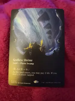 Godless Shrine (Borderless) Edge of Eternities Foil NM - Image 1