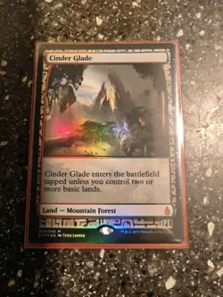 1x Cinder Glade - Zendikar Expeditions NM MTG Magic the Gathering - 2 Available - Image 1