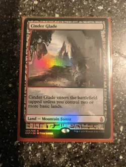 1x Cinder Glade - Zendikar Expeditions NM MTG Magic the Gathering - 2 Available - Image 2