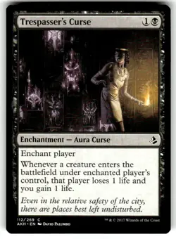 MTG Trespasser's Curse Amonkhet Common NM - Image 1