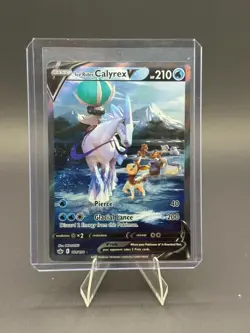Ice Rider Calyrex V Pokemon Chilling Reign 164/198 Ultra Rare Holofoil Near Mint - Image 1