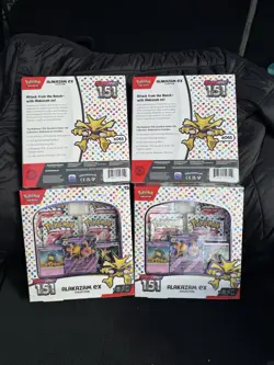 Pokemon TCG: Scarlet & Violet-151 Alakazam ex 4 Collection Booster Box Rare New 820650855269 - Image 2