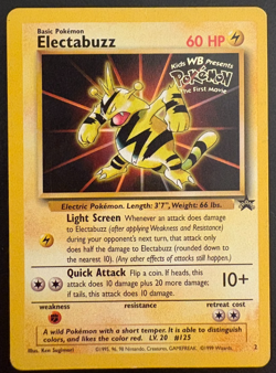 Pokemon TCG Electabuzz The First Movie Black Star Promo 2 MP - Image 1