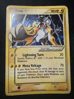 Raikou Gold Star (EX Forze Segrete) – Carta Pokemon rara 114/115 - Image 3