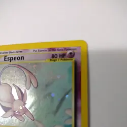 2001 Pokemon Neo Discovery Espeon Holo #1/75 LP with swirl - Image 5