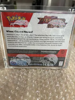 Pokemon TCG: S&V Destined Rivals Factory Sealed Booster Box in acrylic case - Image 2