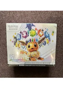 Pokemon Scarlet & Violet: Prismatic Evolutions ETB Sealed Elite Trainer Box - Image 1