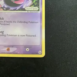 Pokemon- Gastly 52/92 EX Legend Maker Stamped Reverse Holo With Swirl NM - Image 4