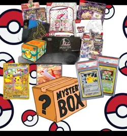 75$ pokemon mystery box can include packs, tins, blisters, etbs and more - Image 1