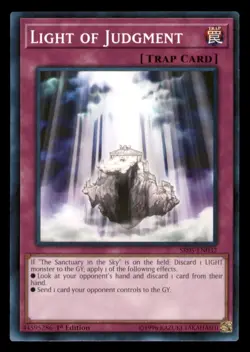 Yugioh Light of Judgment #SR05-EN032 Structure Deck: Wave of Light LP - Image 1