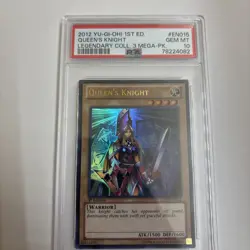 2012 YU-GI-OH! QUEEN'S KNIGHT LCYW-EN015 ULTRA RARE 1ST EDITION PSA 10 GEM MINT - Image 2