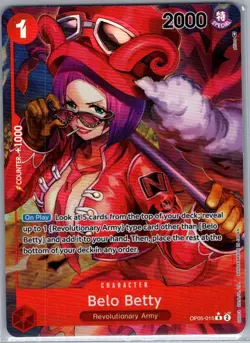 Belo Betty (Alt Art) OP05-015 English Awakening of New Era - One Piece Card - NM - Image 1