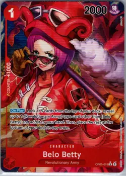 Belo Betty (Alt Art) OP05-015 English Awakening of New Era - One Piece Card - NM - Image 1