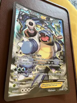 Pokemon Card TCG - JUMBO Blastoise EX Card Black Star Promo XY122 - Image 2